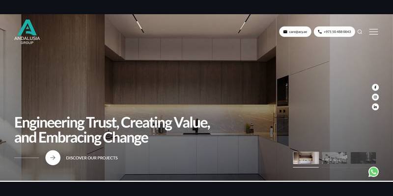 Andalusia Group website screenshot